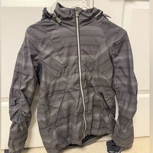 Lululemon Athletica Gray Ski Jacket Lightweight Full-Zip